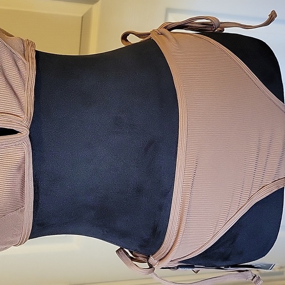 Bikini Ribbed Brown-Zaful NWT - Picture 4 of 12